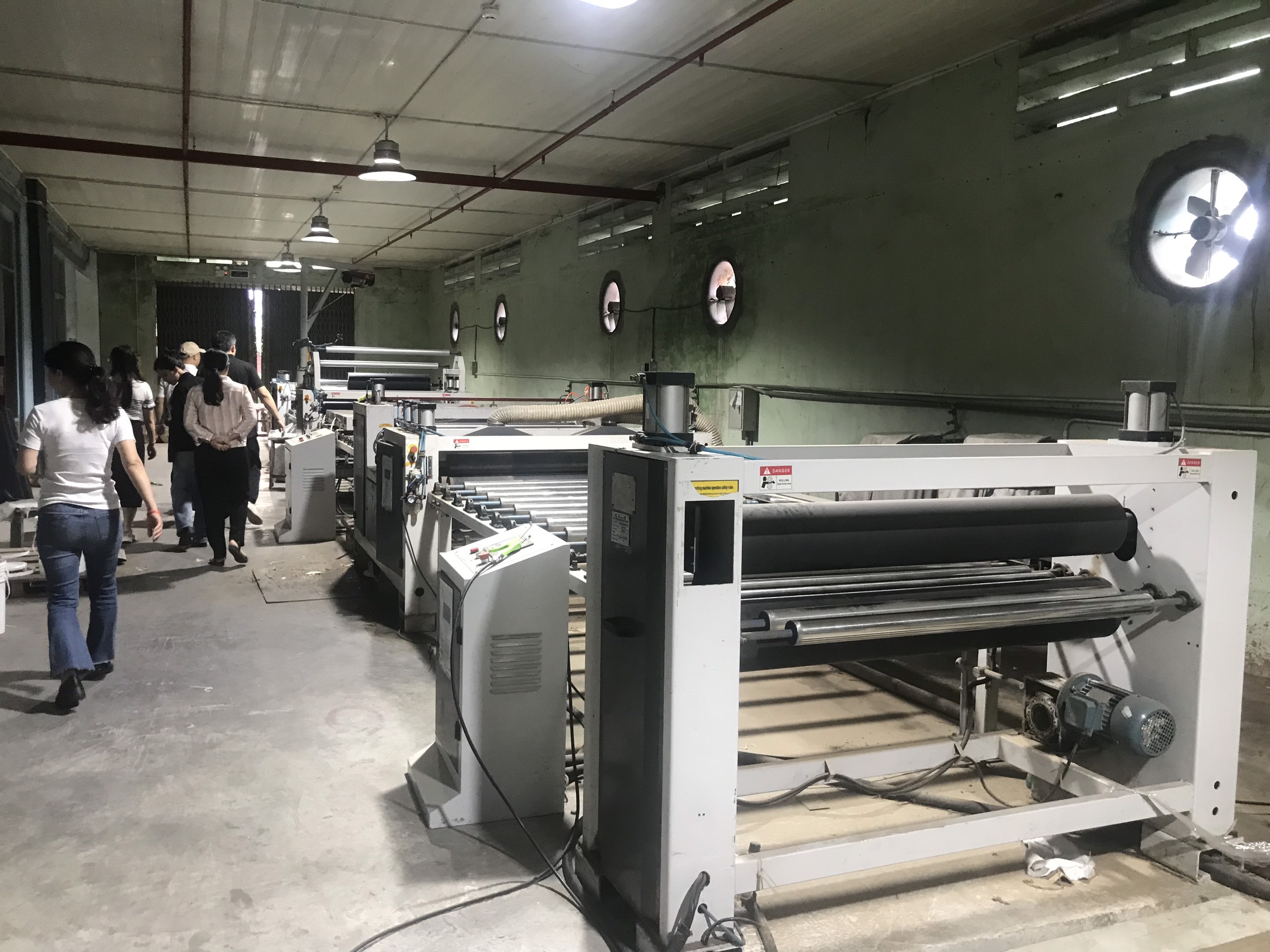 Melamine pressing process 1